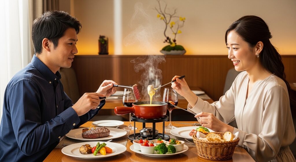 ステーキとチーズフォンデュで満足度が上がる接客サービスとは