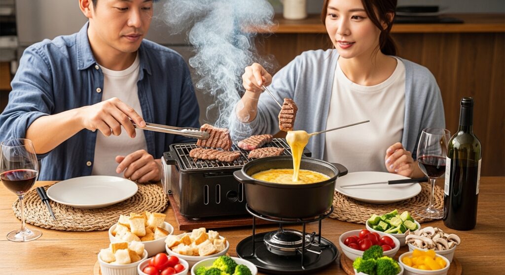 ステーキとチーズフォンデュで失敗しない焼き方と火加減のコツ