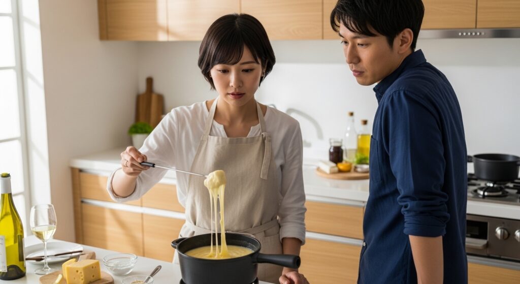 チーズフォンデュのチーズが伸びない原因と改善方法
