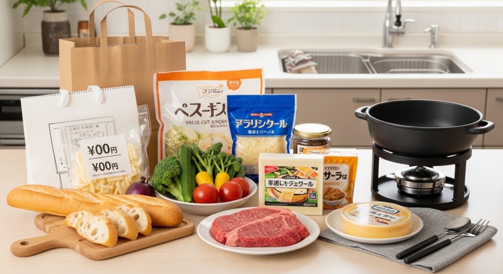 ステーキとチーズフォンデュのコストを抑える食材選びのコツ